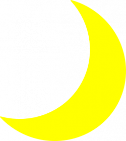 Yellow Moon Clip Art at Clker.com - vector clip art online, royalty ...
