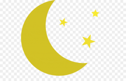 Moon, Drawing, Yellow, transparent png image & clipart free download