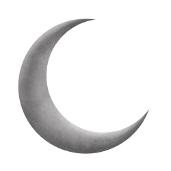 Silver Grey Moon Crescent transparent PNG - StickPNG