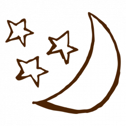 Camping stars and moon hand drawn icons - Transparent PNG ...