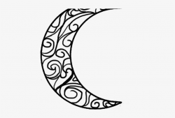 Drawn Moon Crescent - House Of Night Moon Tattoo - Free ...