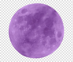 New moon Light Lunar phase, purple twill transparent ...