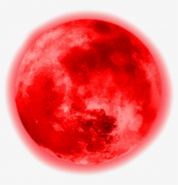 Circle Red Moon Glowing Glowingmoon Cute Aesthetic - Sphere ...
