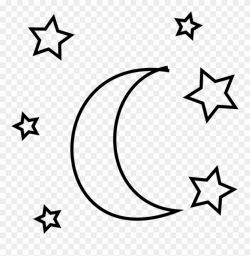 Ftestickers Moon Sticker By - Transparent Star And Moon ...