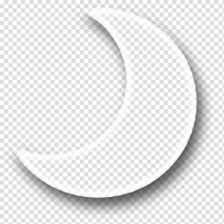 White crescent moon illustration, Black and white Pattern ...