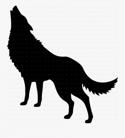 Wolf Howling - Wolf Howling At The Moon Png , Free ...