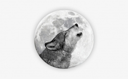 Wolf-moon - Wolf And Moon Png PNG Image | Transparent PNG ...