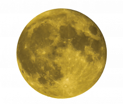 Moon Full Yellow transparent PNG - StickPNG