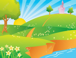 Stock Vector | Beautiful morning, Illustration, Background ...