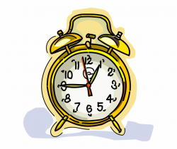 Vector Illustration Of Alarm Clock Ringing Its Morning ...