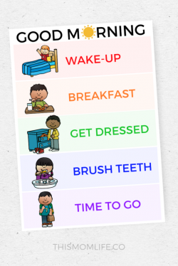Morning routine clipart clipart images gallery for free ...