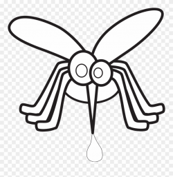 Mosquito Clipart Black And White - Clipart Of Mosquito Black ...