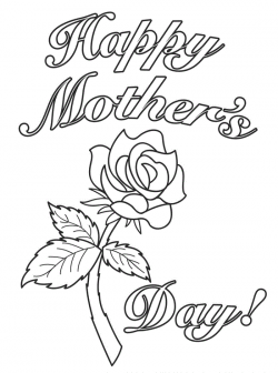 Happy Mother\'s Day Clip art Black and White | Happy Mother\'s Day ...