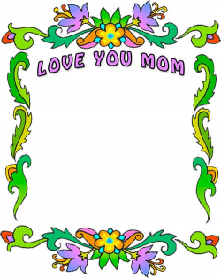 Mother\'s Day Borders - Free Mothers Day Border Clip Art