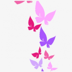 Butterfly Clipart Borders - Aunt Poems For Mothers Day , Transparent ...