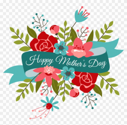 Happy Mothers Day Bouquet - Happy Mother\'s Day Simple, HD Png ...