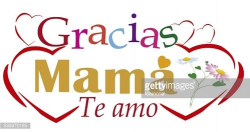 Mothers Day Card Words IN Spanish Language Gracias Mamá premium ...