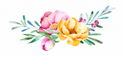 Mother\'s Day Gift Guide - Transparent Floral Watercolor Png, Png ...