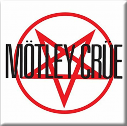 Motley Crue Logo new Official 76mm x 76mm Fridge Magnet