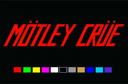 MOTLEY CRUE LOGO Decal Sticker 80\'s Heavy Metal Rock The ...