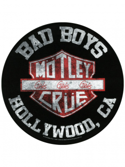 Motley Crue Bad Boys Backpatch