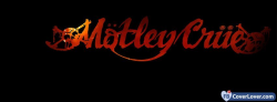 Motley Crue Red Hot Logo Music Facebook Cover Maker ...