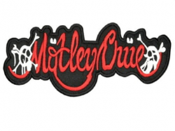 MOTLEY CRUE Logo Big Embroidered Back Patch 12.5\