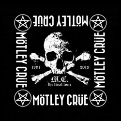 Amazon.com : Motley Crue - Bandana - Skull Crossbones - UK ...