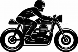 Vintage Motorcycle Clipart | Free download best Vintage Motorcycle ...