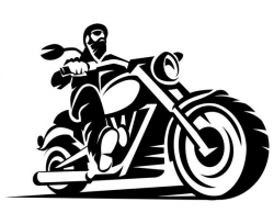 Biker, Bike, Rider, Motorcycle, Silhouette,SVG,Graphics,Illustration ...