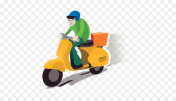 Delivery, Scooter, Motorcycle, transparent png image & clipart free ...