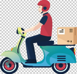 Delivery Motorcycle Courier Logistics Service PNG, Clipart, Blue ...