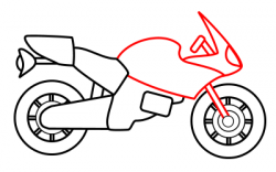 Drawing a cartoon motorcycle in 2019 | Graphics and Drawing Ideas ...