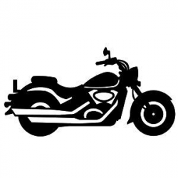 Motorcycle black and white motorcycle clipart black and white simple ...