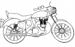 Free motorcycle clipart black and white 4 » Clipart Portal