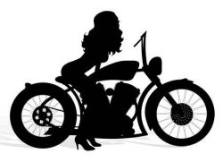 Woman On Motorcycle Clipart & Free Clip Art Images #28821 ...
