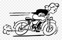 Motorcycle Harley-davidson Bicycle Woman Driving - Fast Motorcycle ...