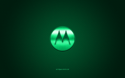 Download wallpapers Motorola logo, green shiny logo ...