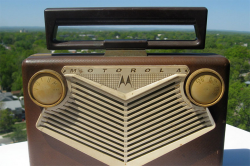 The classic Motorola logo just turned sixty years old today ...