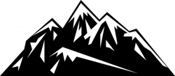 Clip art mountain ridge clipart - ClipartAndScrap