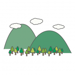 Mountain | Forest | Free illustration | Distribution site | Clip art