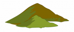 Clipart Mountains - Green Mountain Clip Art, Transparent Png ...