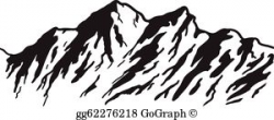 Mountain Range Clip Art - Royalty Free - GoGraph