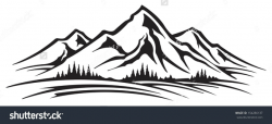 Mountain Sketches Clip Art at PaintingValley.com | Explore ...