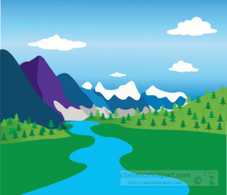 river clipart river clipart geography clipart mountains with river ...