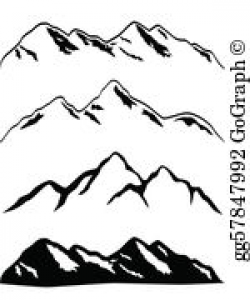 Mountains Clip Art - Royalty Free - GoGraph