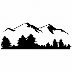 43 Awesome mountain silhouette clip art | cricut | Mountain ...