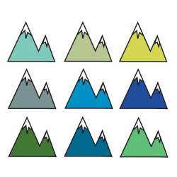 Mountain clipart il fullxfull mountains clipart tiny - ClipartPost