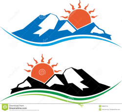 Mountain And Sun Clipart | Free download best Mountain And Sun ...