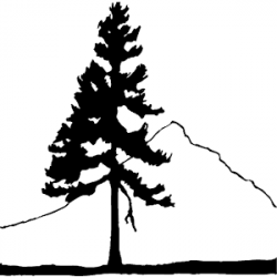 Tree & Mountain clipart, cliparts of Tree & Mountain free download ...